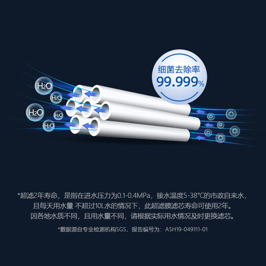 飞利浦家用净水器超滤直饮净水器AUT1210原装滤芯AUT718/AUT719/AUT727 AUT727（UF滤芯）