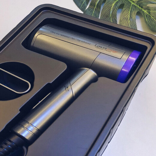 Lowra rouge hair dryer far infrared household low radiation negative ion hair care high power birthday gift for pregnant women and children iron sand gray