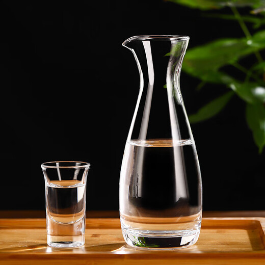 Bone Language Glass Liquor Dispenser Home Foreign Wine Red Wine Male Cup Restaurant Fruit Juice Small Tie Pot Bar Use 100ml Penguin Pot-300ml