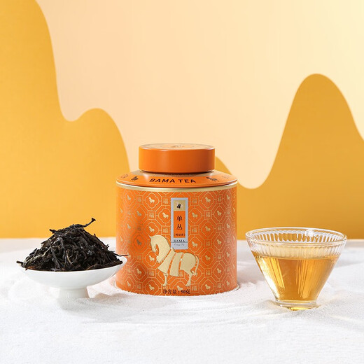 Bama Tea Special Grade Dancong Duck Shit Fragrance Black Tea Tieguanyin Dahongpao Green Tea Tea for Your Own Drink Canned Chaozhou Dancong Duck Shit Fragrance-50g