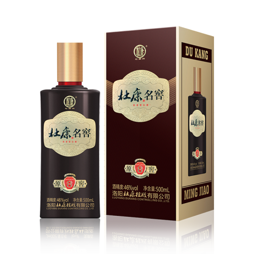 Heyuan Xiyun cultural famous wine Luoyang Dukang Mingjiao original cellar 8 pure grain brewed strong-flavor Dukang liquor 46 degrees 500ml single bottle