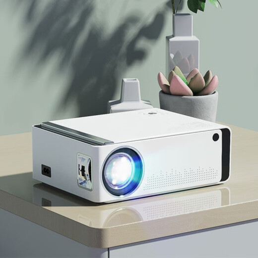 Ruishida TM711 mobile phone projector home smart full HD 4K office portable projector micro bedroom living room dormitory TV small mini home theater wall true 1080P ultra-clear classic version - white model