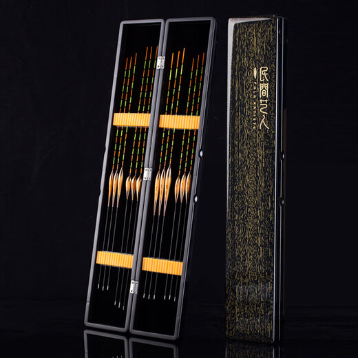 Folk artist's new craft lacquer brushed paulownia floating box wooden solid wood floating box silicone deck fishing gear box buoy box 65CM