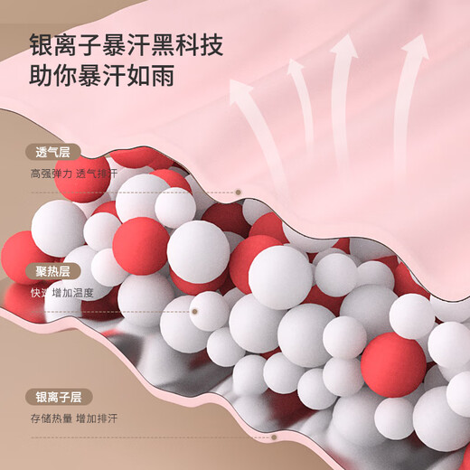 暴汗束腰带女瘦身收腹运动跑步训练跳绳健身爆汗减肥塑身护腰带夏 暴汗塑身组合[粉色护腰+普拉提 L [腰围2尺73尺2]