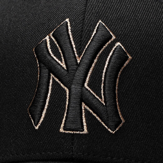 美职棒（MLB）旗舰官网男女硬顶帽子秋冬季休闲帽遮阳鸭舌帽情侣棒球帽礼物 纽约洋基队/金标 均码 F