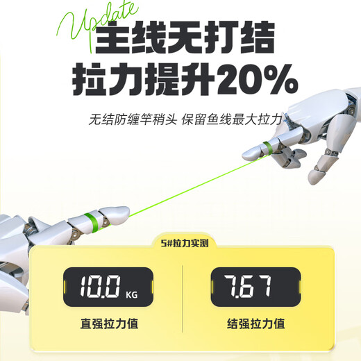 JIADIAONI Knotless Line Set Fishing Line Set Full Set of Finished Main Line Set Fishing Line Nylon Line Strong Tension JIADIAONI Finished Line Set-Knotless 7.2 Meter No. 3.0