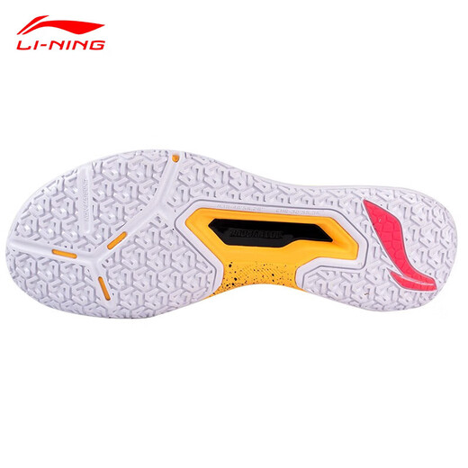 Li Ning badminton shoes ground flying 2lite badminton professional competition special sports training protective shock-absorbing badminton ground flying II LITE standard white 42