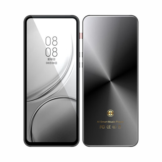 Anika MP4 smart touch WiFi with Internet access Bluetooth mp5mp3 full screen mp6 Walkman student version player external amplification large screen 4.8 inches cool black (WiFi Internet access + 2G running memory) body memory + 64GB memory card