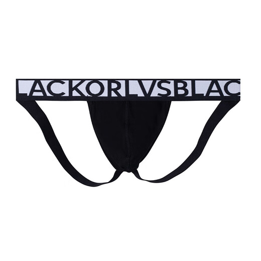 Men's sexy underwear, perverted low-waisted sexy thong, cotton, breathable, offensive or receptive, M white