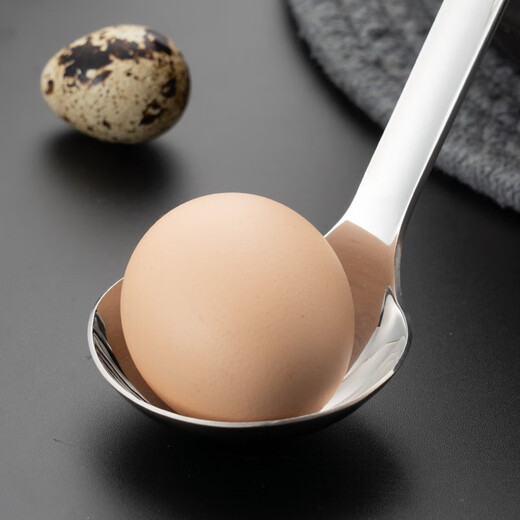Onlycook 316L stainless steel soup spoon, hot pot spoon, household soup, porridge, ramen spoon, soup and vegetable spoon, large