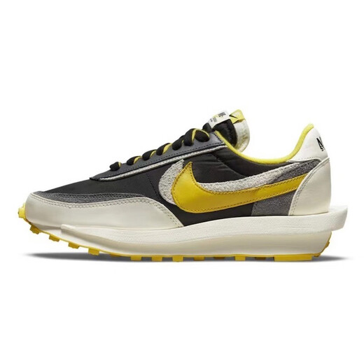 
Nike (NIKE) [Strictly selected good products] Nike Sacai X Nike LDV WAFFLE Three-party joint shoes sports running shoes gray black yellow deconstruction DJ4877-001 39