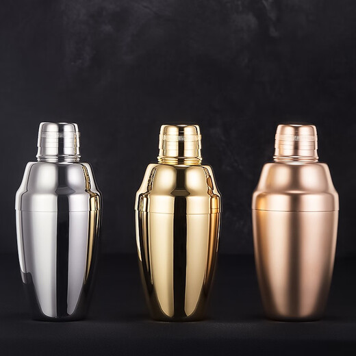 Bar soul YUKIWA classic three-stage shaker imported from Japan, professional bartender shaker shaker yukiwa mirror light 500ml