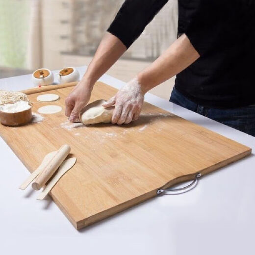 Peizhou cutting board solid wood cutting board household cutting board cutting board rolling bamboo thickened kitchen supplies 45cm*32cm*1.8cm