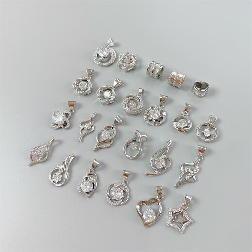 Out of the old Phoenix Gold Store quality pt950 platinum single pendant Pt950 platinum colorfast moissanite diamond 18 small waist