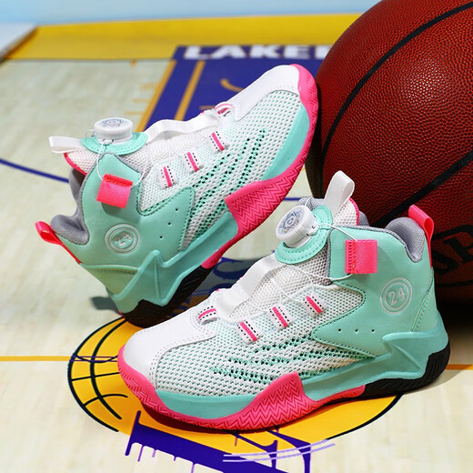 Hongxing Tong Ke Marke gebrochener Code Kobe Gedenkversion Basketballschuhe für Männer Teenager High-Top Air-Kissen nicht rutschernde atmungsaktive AJ Limited Edition 3527 Blau 3527 Blau 35 Größe