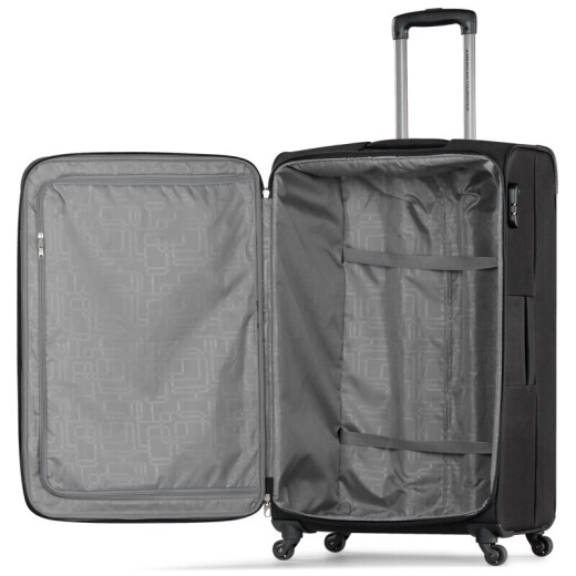 AmericanTourister trolley case business value-for-money soft case universal wheel suitcase men's and women's multi-functional storage travel luggage 29-inch combination lock TF2 black