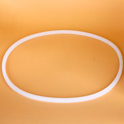 Lihaitun stainless steel manhole cover seal ring flange slot silicone gasket reaction kettle pressure tank rubber strip gasket silicone ring DN500 manhole inner gasket 8*8mm