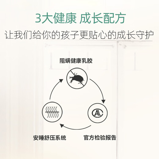 Serta children's mattress, teenagers' firm spine-protecting latex mattress, Bonnier spring mattress, customizable home mattress, Dreamer A1 blue (including latex, 20cm) 1.5x2 meters