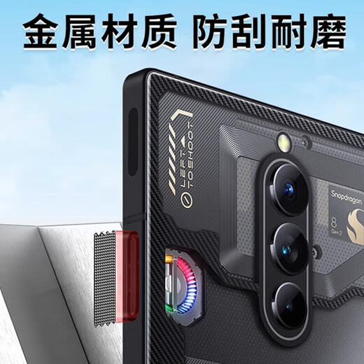 Runhuanian is suitable for Red Magic 9 series mobile phone speaker metal dustproof net sticker speaker protection dustproof plug 9Spro + corrugated metal dustproof net black 10 pieces + cotton swab 5 + plug 2 + charge Main picture