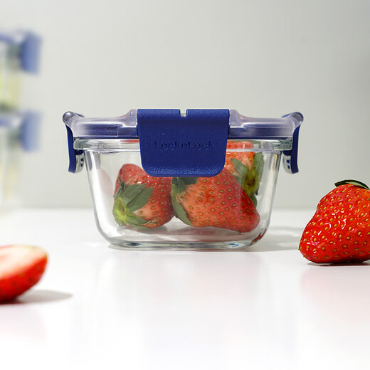 Bloqueo de bloqueo (bloqueo/bloqueo) Caja de alimentos complementario de vidrio complementario resistente al calor del bebé