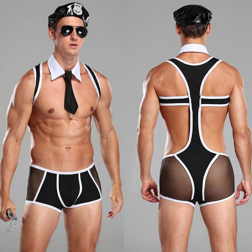 Bunny Boy Christmas Costume Men's Thong Clothes Sexy Men's Underwear Uniform Sexy One Size White Black 20191 Factory