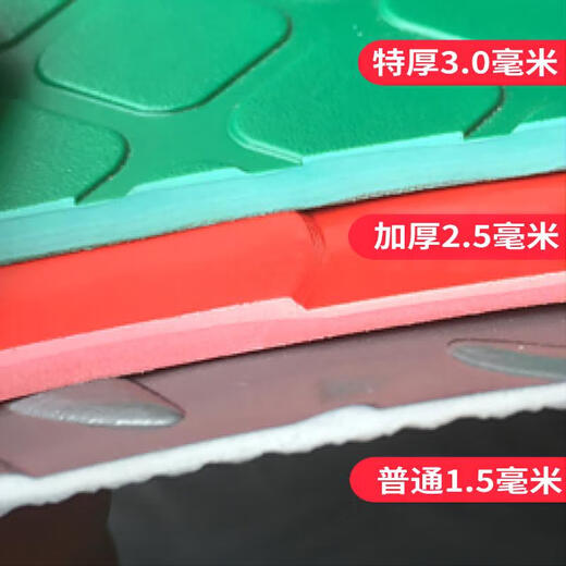 Junliu thickened and wear-resistant private garage floor mat PVC non-slip mat plastic entrance waterproof rubber door mat corridor stairs cooked rubber red man 2.0 meters width 2.5 meters length