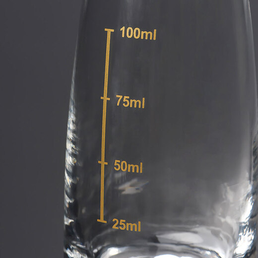 CLITON white wine cup wine dispenser 100ml wine set Moutai small wine glass scale divider wine pot wine cup 1 pot 6 cups