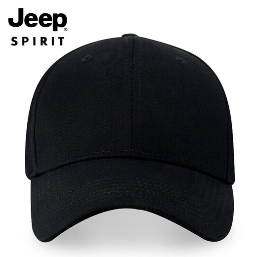 JEEP hat men's baseball cap fashion trend peaked cap men's and women's couple hat casual outdoor sports hat black