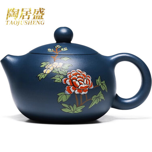 Tao Jusheng Yixing famous purple clay pot pure handmade green clay Kung Fu tea set Xi Shi teapot high-end set gift box gift green clay painted Xi Shi complete set