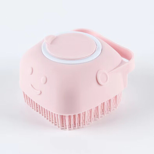 Haiyiduo Pet Special Silicone Brush Bath Cleaning Brush Massage Brush Dog Cat Rabbit Body Rub Bath Bath Artifact Can Add Liquid Cat and Dog Bath Brush Random Color