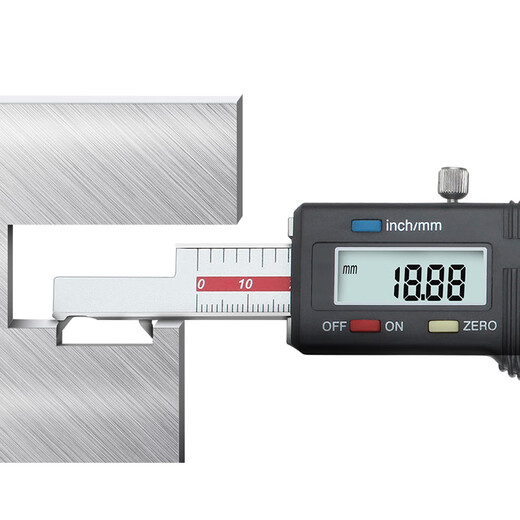 Three-measure inner groove width vernier caliper 0-150mm inner groove width digital display caliper hole inner groove distance ruler JD033, 0-150mm inner groove width