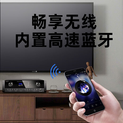 SANSUI M11 home ktv audio set, home theater ktv karaoke machine all-in-one smart karaoke audio home professional amplifier card package karaoke speaker subwoofer complete set