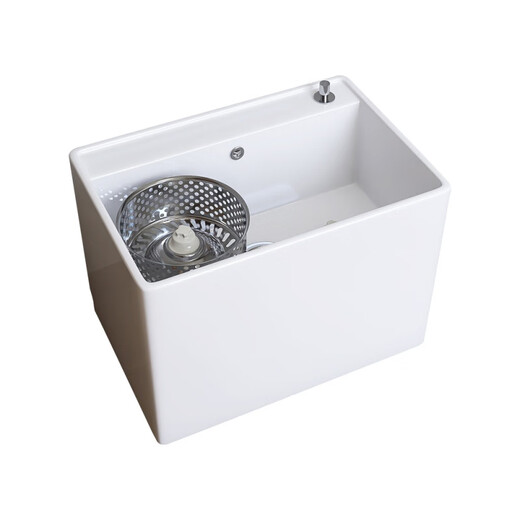 Petunia balcony mop pool dual drive ceramic large floor mop bucket washing mop pool rotating small mop pool household floor-standing 310 dual drive + one-button speed arrangement standard five-piece set