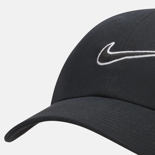 Nike (NIKE) official hat men's 2025 new sports hat fashionable women's casual hat peaked cap comfortable and breathable baseball hat FB5369-010 M/L