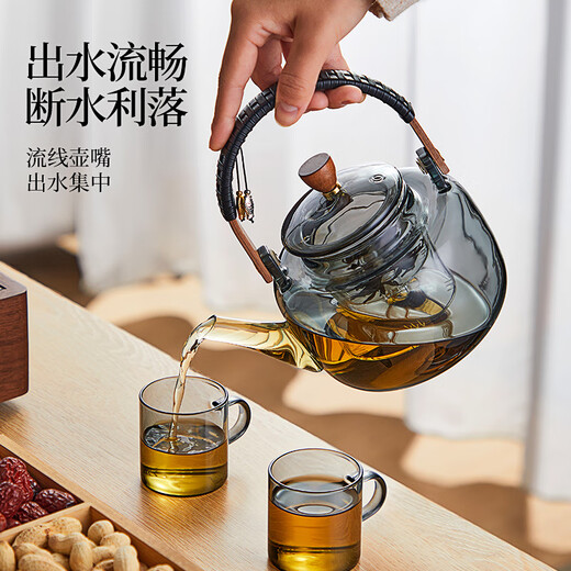 Mingguang 2025 new tea kettle electric ceramic stove tea set small kettle tea stove health pot tea set