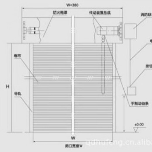 维诺亚304的不锈钢卷闸门1.0厚电动卷闸门不锈钢卷闸门车库门。