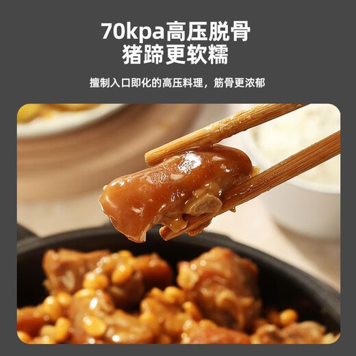 CHIGO Electric Pressure Cooker High Pressure Cooker Household Rice Cooker Large Capacity Intelligent Reservation Multifunctional Soup Rice Cooker One Pot Double Bile Steam Up and Down Boil Open the Lid to Collect the Juice 5L Non-stick Aluminum Bile (14 Functions 24H Reservation Easily Relieve Pressure) Make Soup Fragrant and Roast Stewed Meat