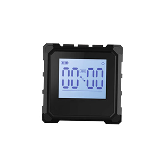 LISM high-precision digital inclinometer, strong magnetic angle meter, slope measuring meter, angle ruler, laser level, red light GR-40 round screen