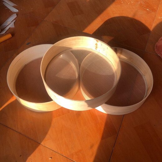 He Jiagong flour sieve single sieve flour sieve flour sieve ultra-fine baking 60 mesh handmade household filter sieve kitchen diameter 30 cm 60 mesh sieve white flour worm is very fine