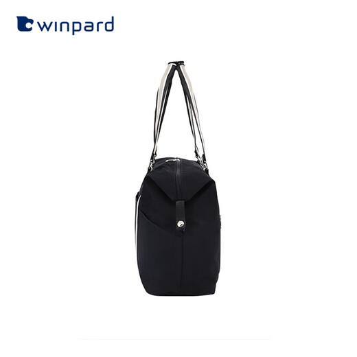 威豹（WINPARD）旅行袋短途大容量斜挎式轻便手提包时尚行李袋日韩风旅行包 黑色 大