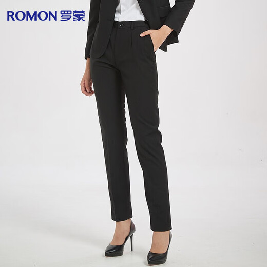 Lomon trousers women's four-season business casual high-waist stretch suit long trousers straight formal wear professional overalls for women