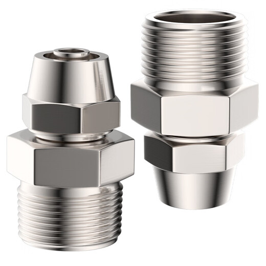 XMSJ custom quick connector quick screw straight through pneumatic air source cylinder with threaded copper accessories PC4/6/8-02mm PC12035 pieces