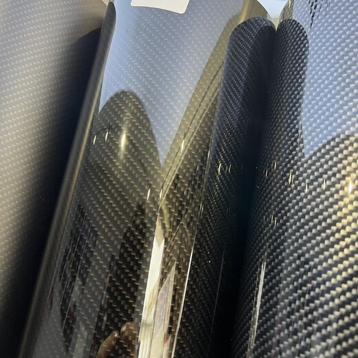 Body film 9D glossy carbon fiber interior sticker electric motorcycle self-adhesive car color changing film high-end modification PET9D carbon fiber black silver 1M*1.52M