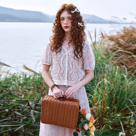 Wancaoyi 2025 new summer fashion suit H11411429 light pink L