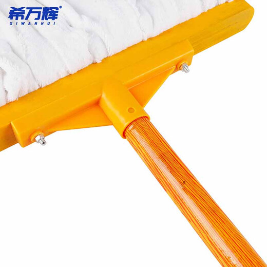 Xiwanhui factory property threaded wooden pole towel cloth absorbent mop white towel cloth 10cm XWH-1048
