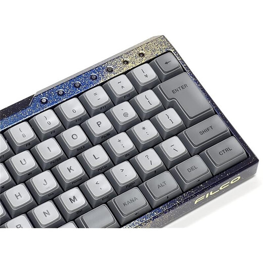 Filco JD Logistics Japan Direct Mail FILCO Galaxy Gold Lacquer Mechanical Keyboard Japanese Arrangement 66 Keys KOBO-GXG08 Red Axis Matte Black Keycaps