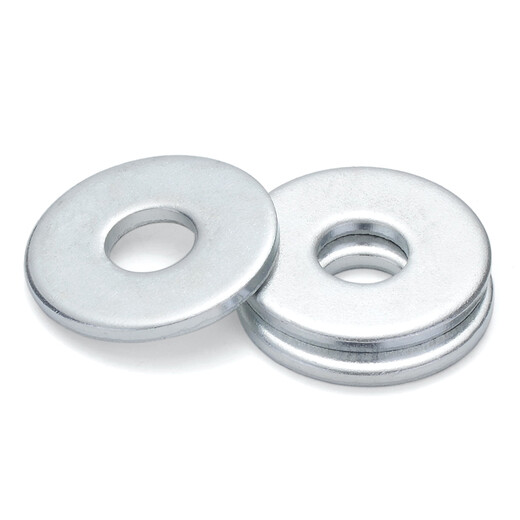 JINGGONG Galvanized Iron Flat Washer Metal Washer Increased Thickness Flat Washer Screw Washer Metal Round Washer 5*10*1 (1Jin Jin is equal to 0.5 kg, about 1507 pieces)