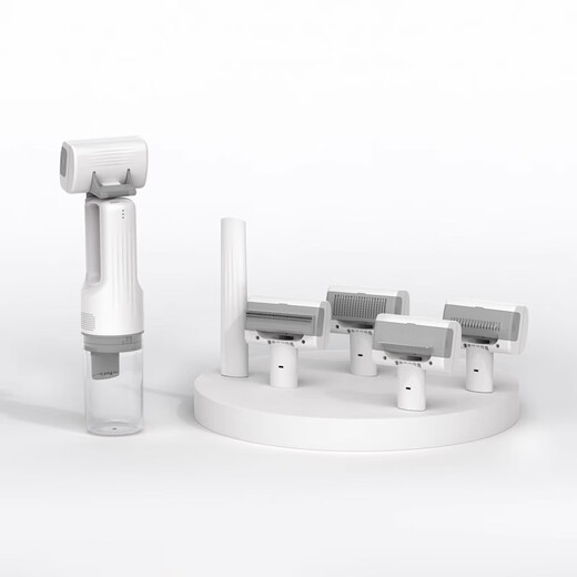 Hair Master Pet Multifunctional Hair Suction Device Cat and Dog Electric Suction Comb Cat and Dog Comb Opening Knot Suction Comb Hair Removal Artifact Sky White