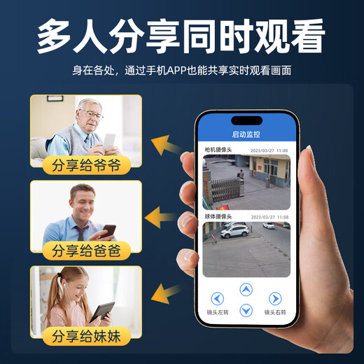 Hibishi 4g Solar-KI-Kamera für den Außenbereich, kein Netzwerk, kein Strom, hochauflösender kabelloser Monitor, 360-Grad-Panorama-Vollfarb-Nachtsichtverfolgung ohne WLAN, für den Außenbereich, ohne Plug-in