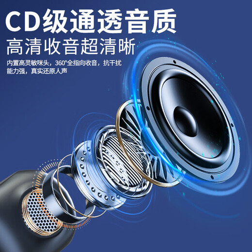 Patriot (aigo) S21 wireless microphone lavalier microphone one-to-two Little Bee vlog live outdoor shooting short video interview recording noise reduction microphone mobile phone radio condenser microphone